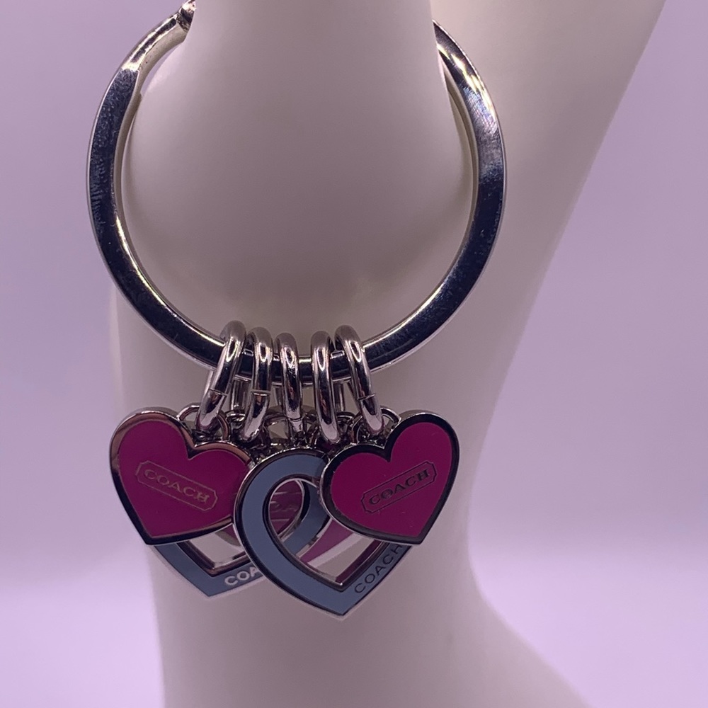 Coach Multi Heart Keychains - Picture 2 of 3
